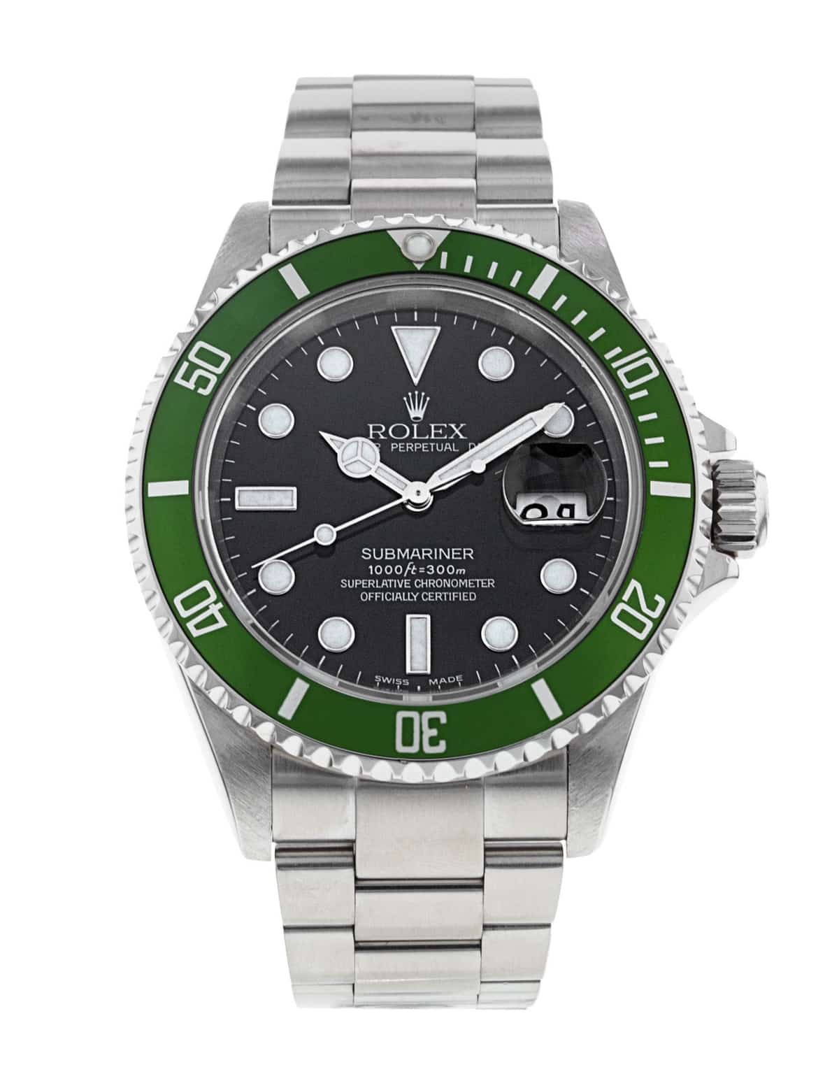 Rolex Submariner 16610 LV Flat Four